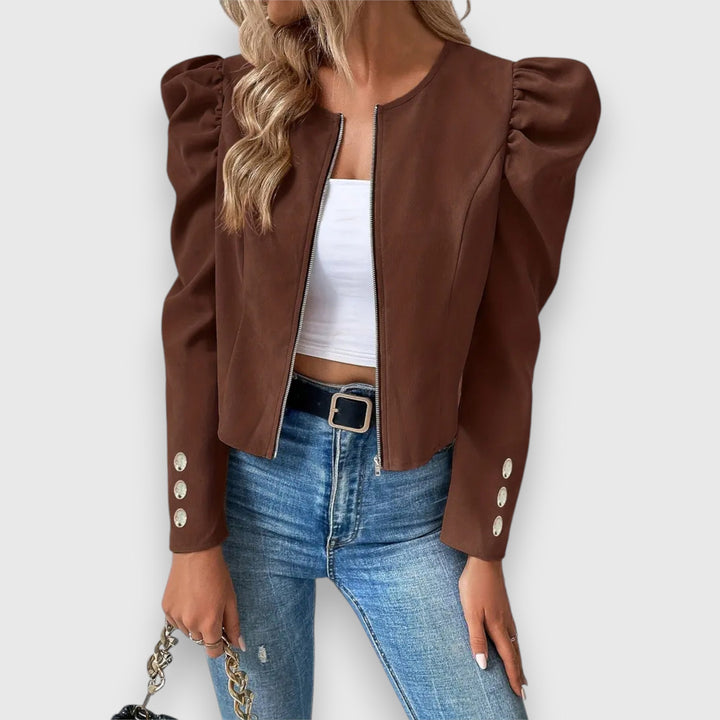 Ava – Women's puff-sleeved jacket