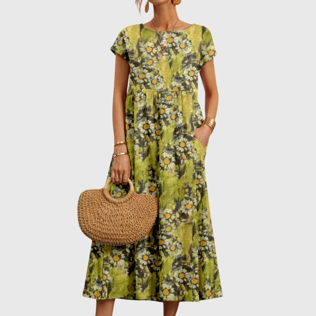 Olivia - Chic Floral Dress