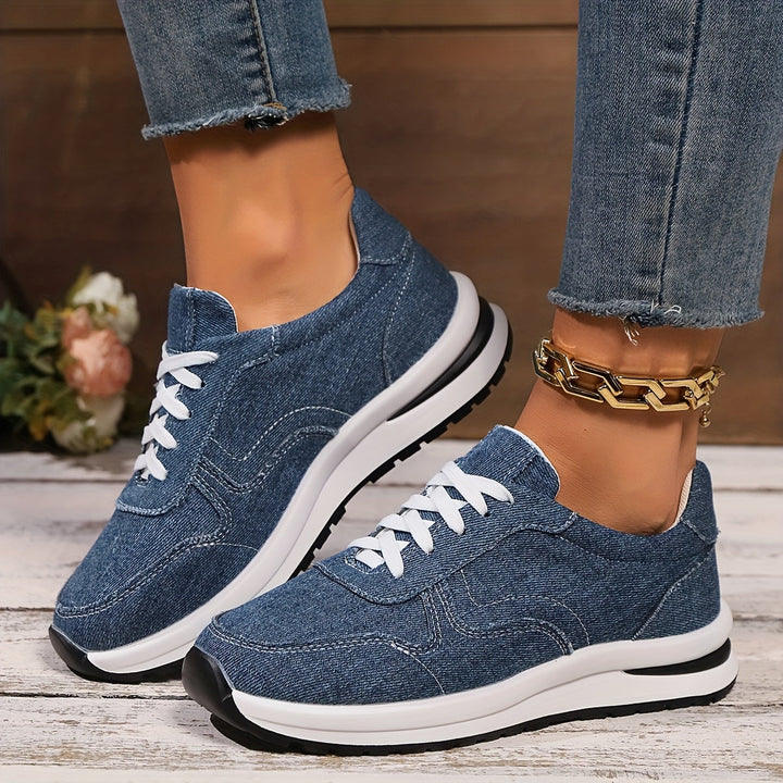 Isla - Orthopedic Denim Sneakers