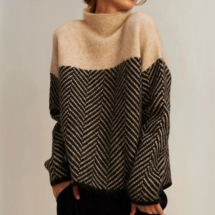 Rhiannon - Cotton Turtleneck Sweater
