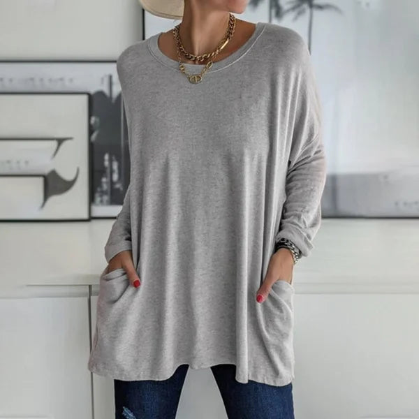 Bryony - Relaxed Long Sleeve Top