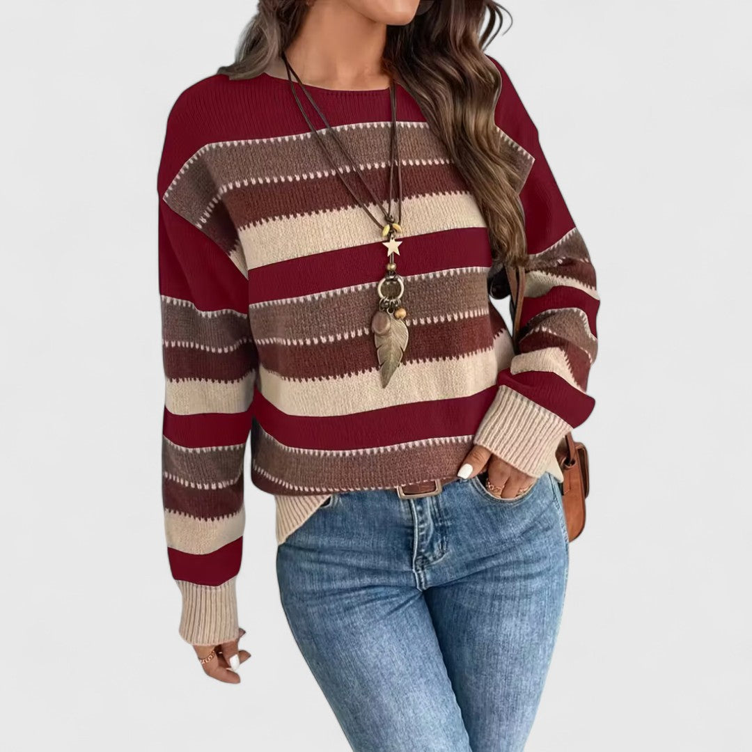 Eviana - Vintage Striped Sweater