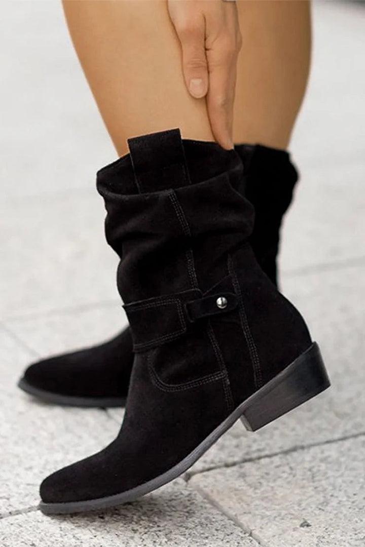 Celestina - Soft Suede Ankle Boots