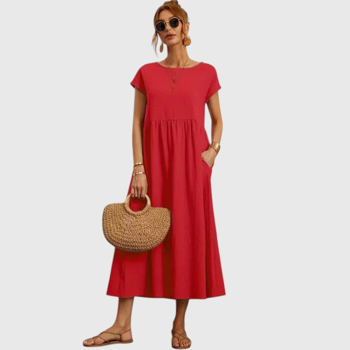 Olivia - Comfortable Midi Dress