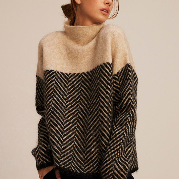 Cleo - Cotton Turtleneck Sweater