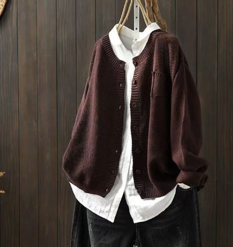 Margot - Crew Neck Cardigan