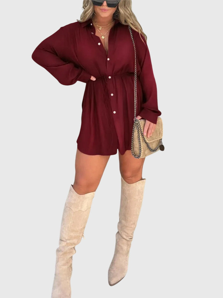 Olivia - Elegant Romper Dress