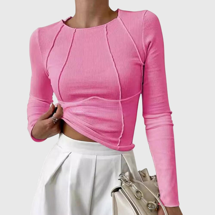 Harriet - Ribbed Long-Sleeve Top