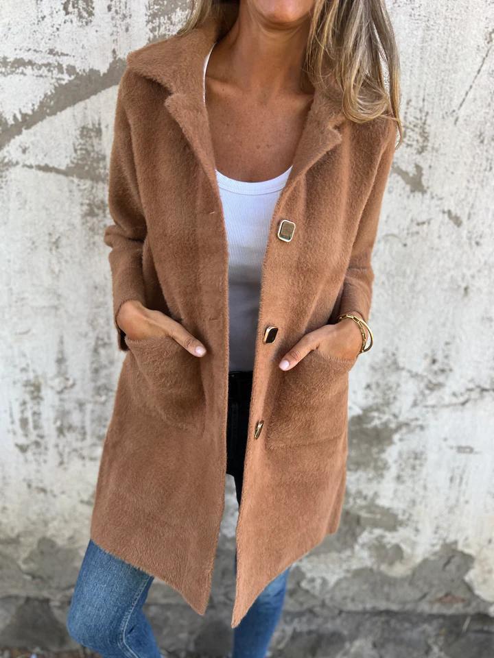 Zoe - Casual Coat with Buttons