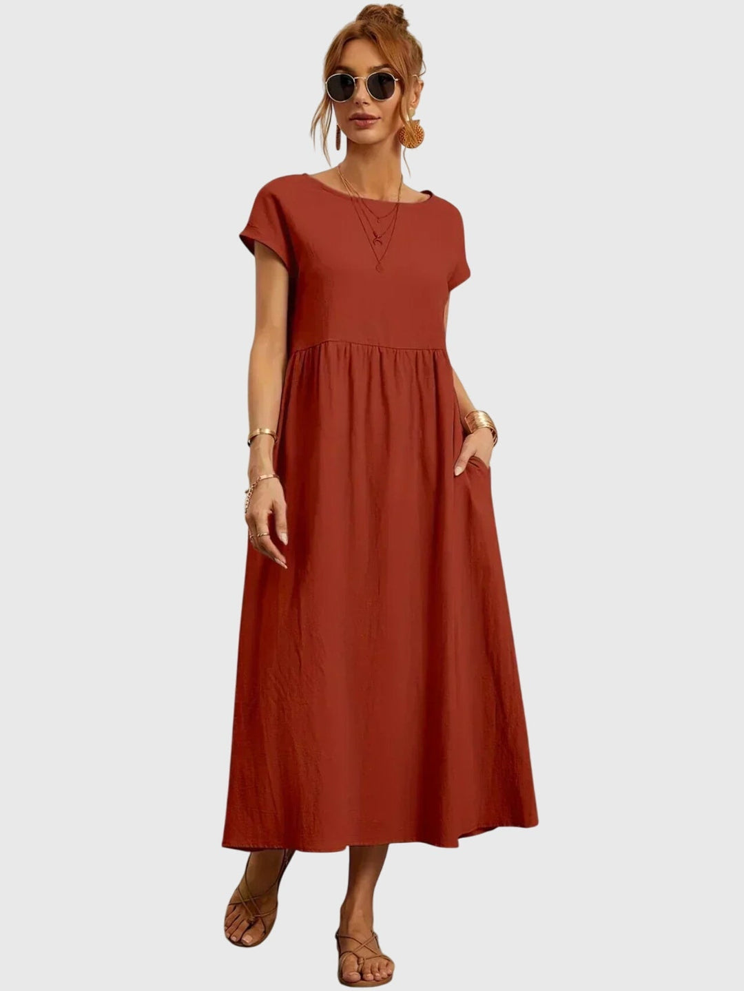 Olivia - Casual Pocket Dress