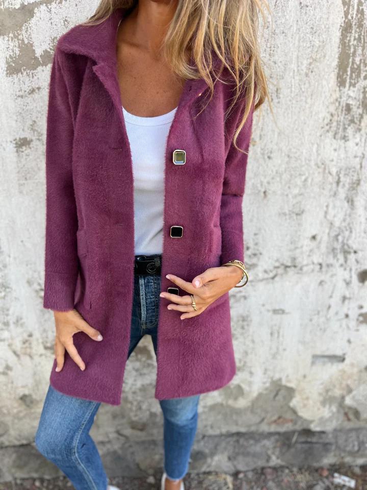 Zoe - Casual Coat with Buttons
