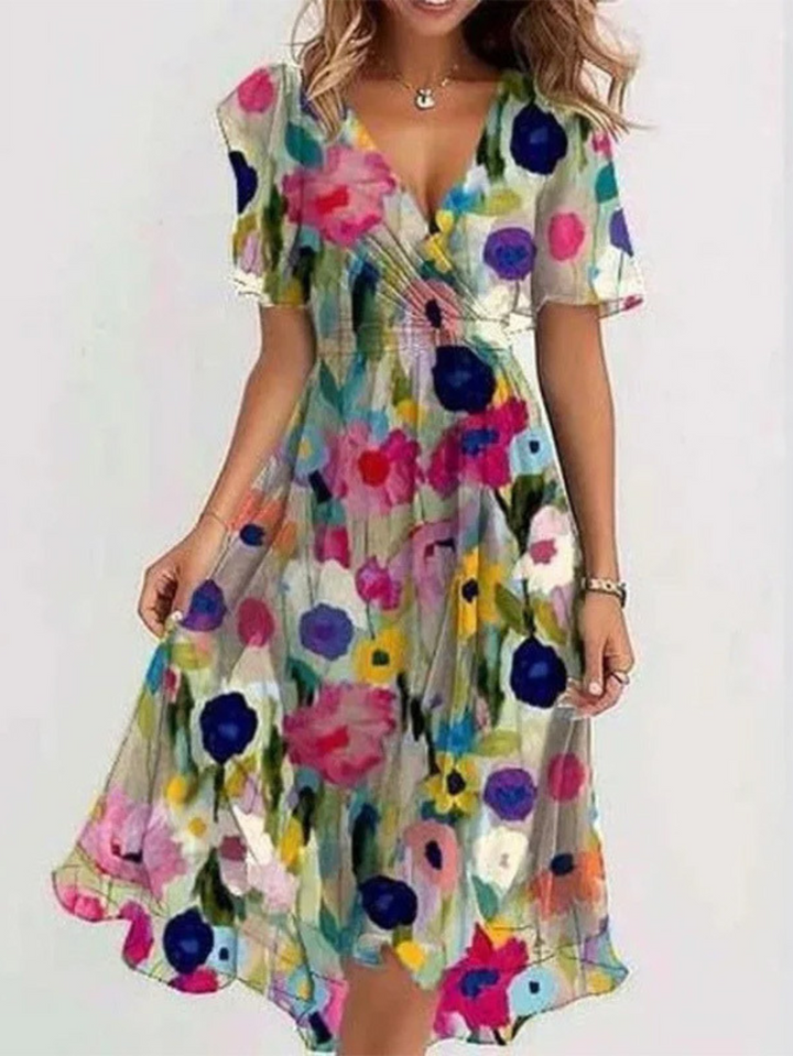 Olivia - Summer Dress With Belly Cover