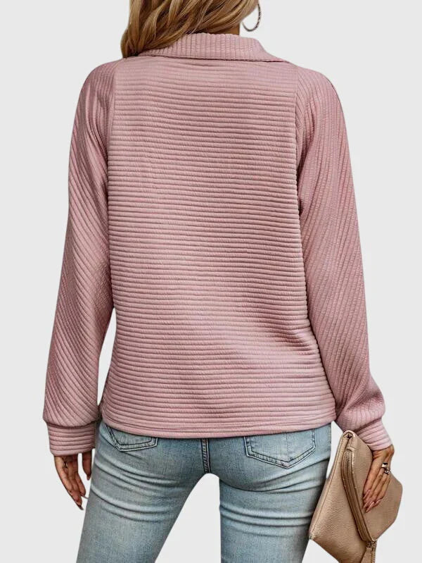 Felicity - Elegant Half-Zip Sweater