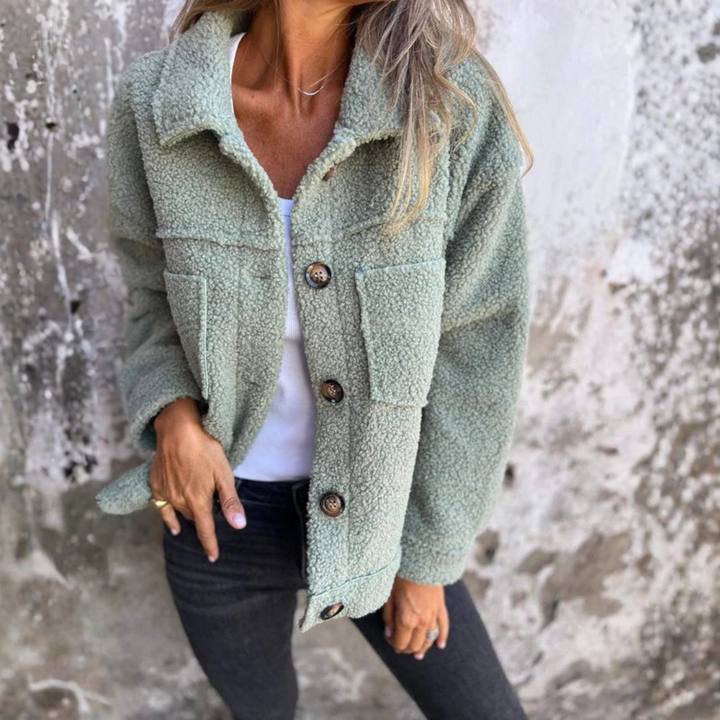 Chloe - Comfortable Fall Teddy Jacket
