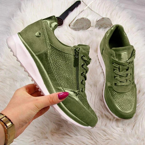 Anya - Zip-Up Orthopedic Sneakers