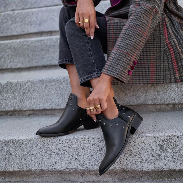 Stella - Ankle Boot with Star Details