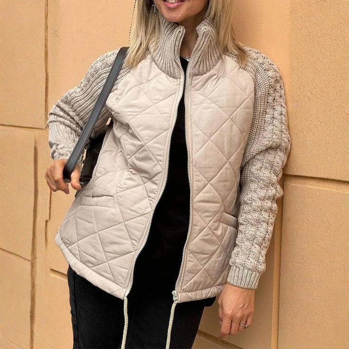 Lucy - Casual Patchwork Zip Jacket