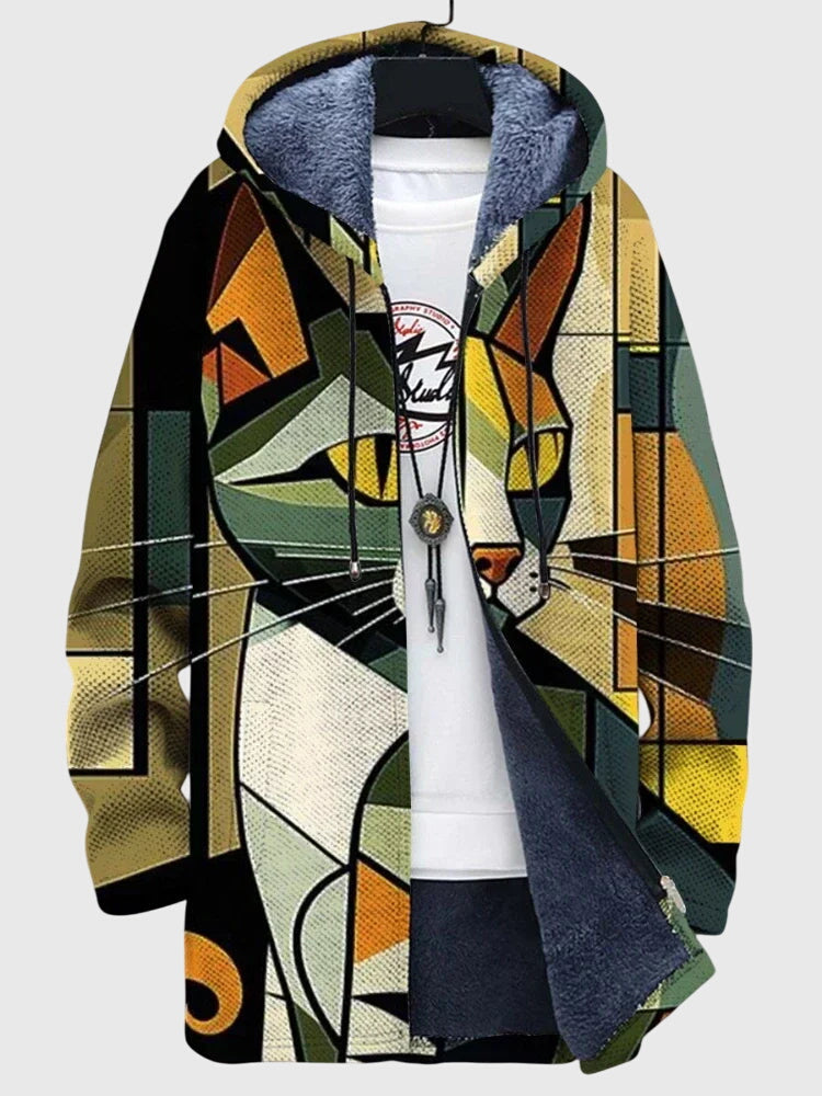 Valeria - Jacket with artistic print