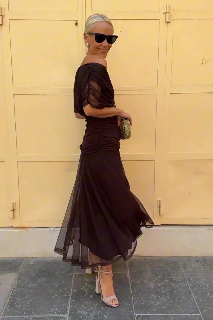 Amara - Tulle Maxi Dress