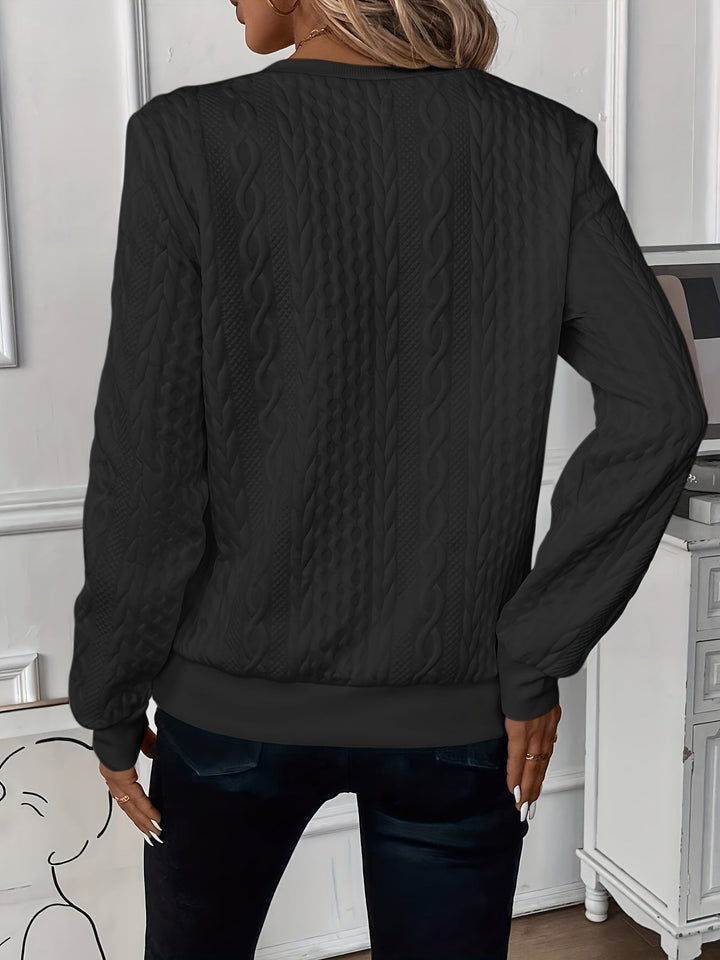 Adriana - Elegant knitted Sweater with zip