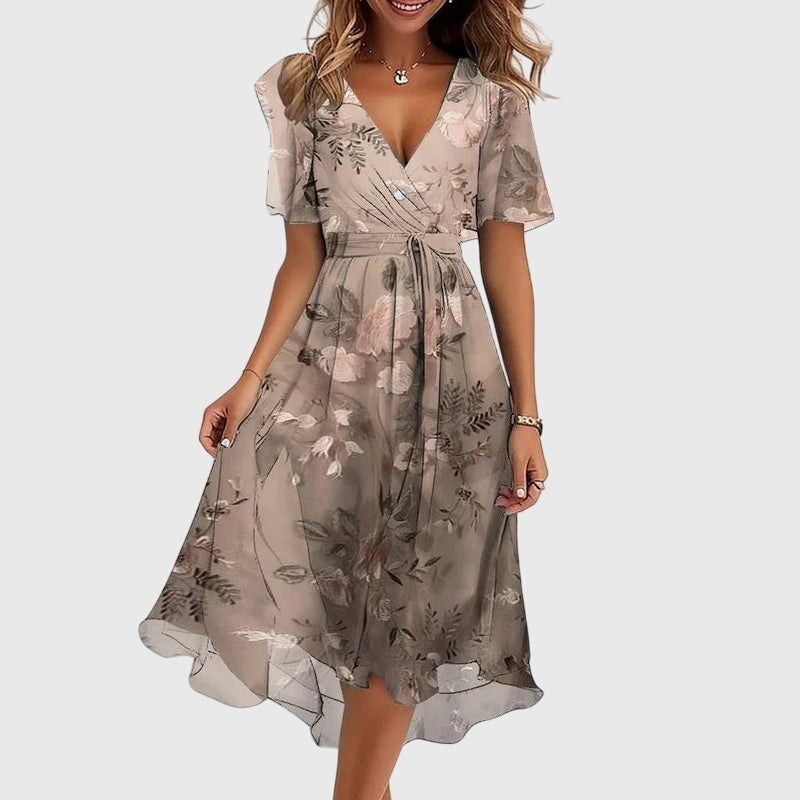 Olivia - Chic Midi Dress