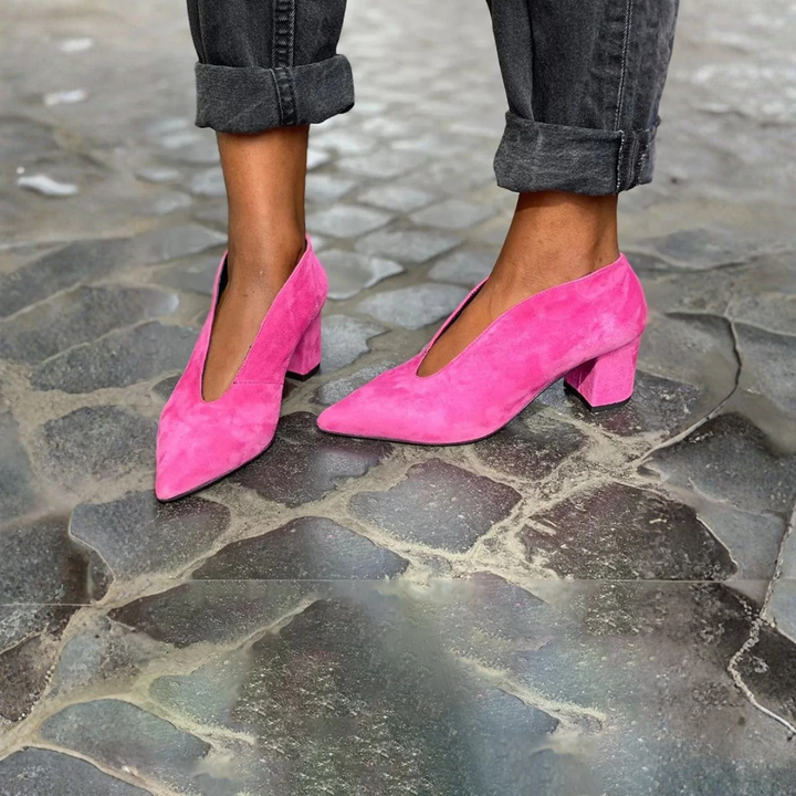 Grace - Elegant Block Heel Pumps