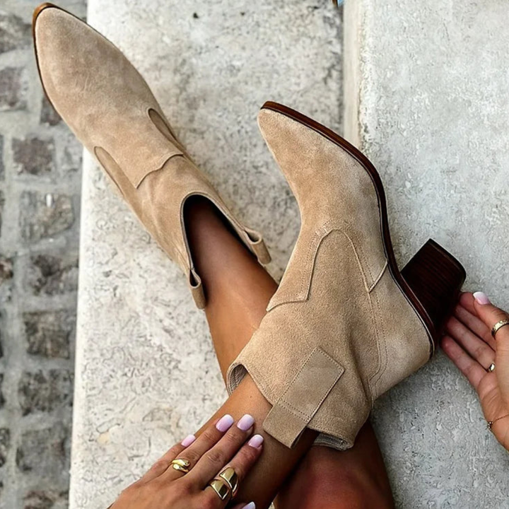 Mireya - Elegant Autumn Ankle Boots