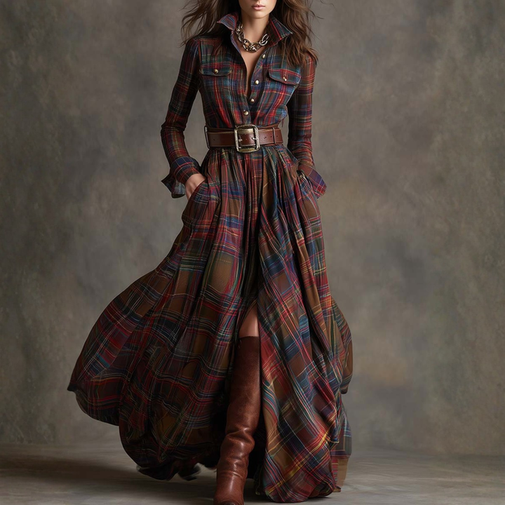 Livia - Classic Button-Up Shirt Dress