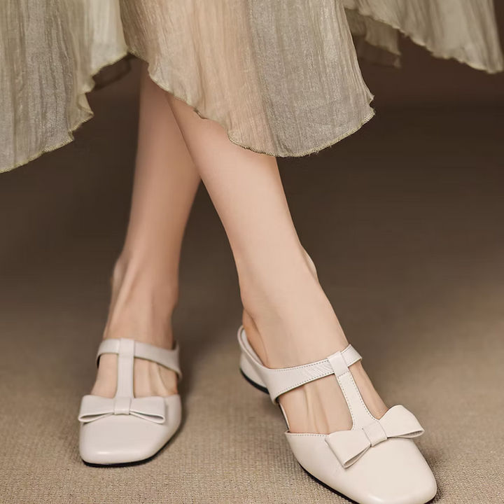Clara - Square Toe Slippers