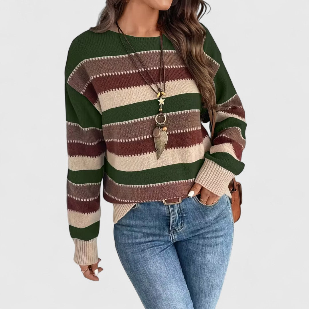 Eviana - Vintage Striped Sweater