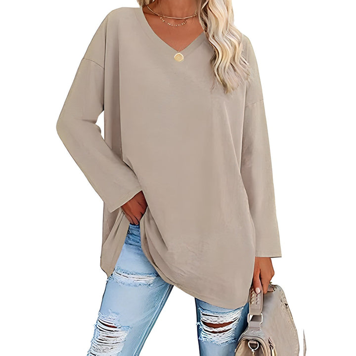 Yvette - Relaxed V-Neck Sweater