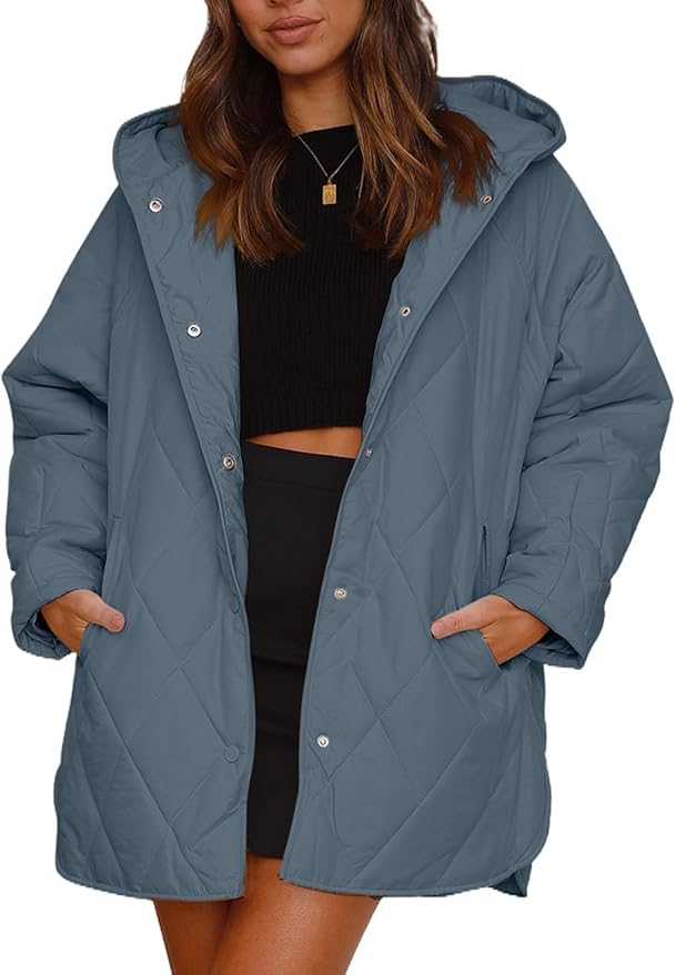 Francesca - Lightweight waterproof padded jacket with hood