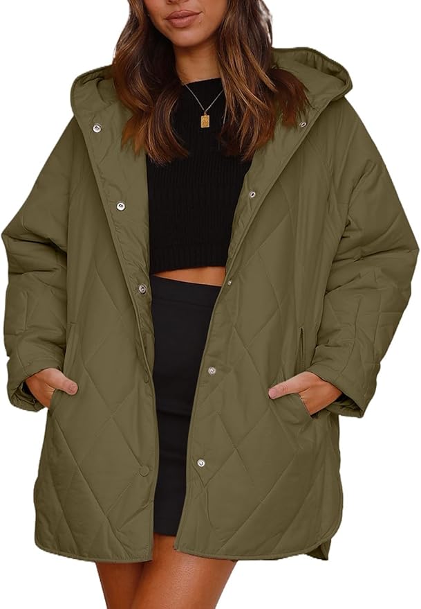Francesca - Lightweight waterproof padded jacket with hood