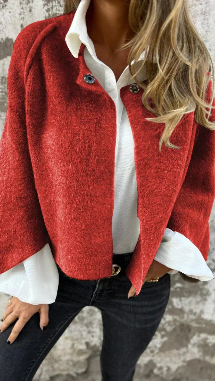 Nova - Timeless Coat with Round Neck