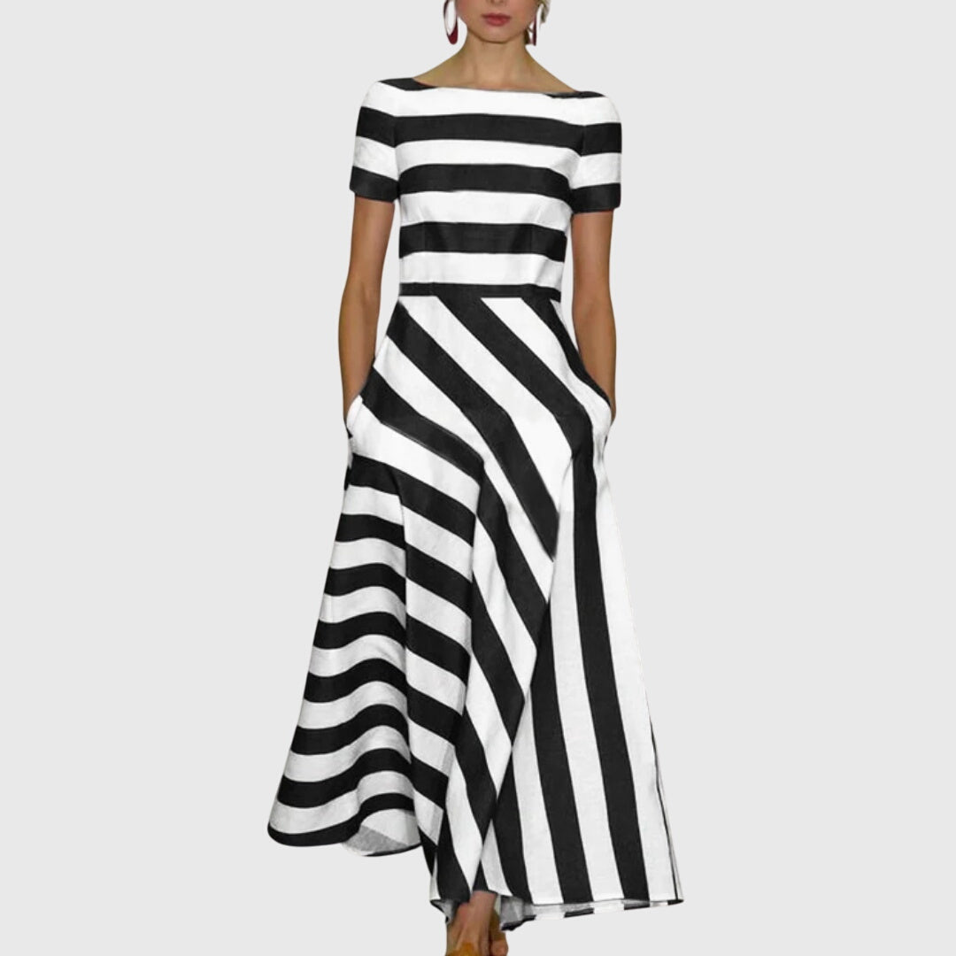 Olivia - Striped Dress