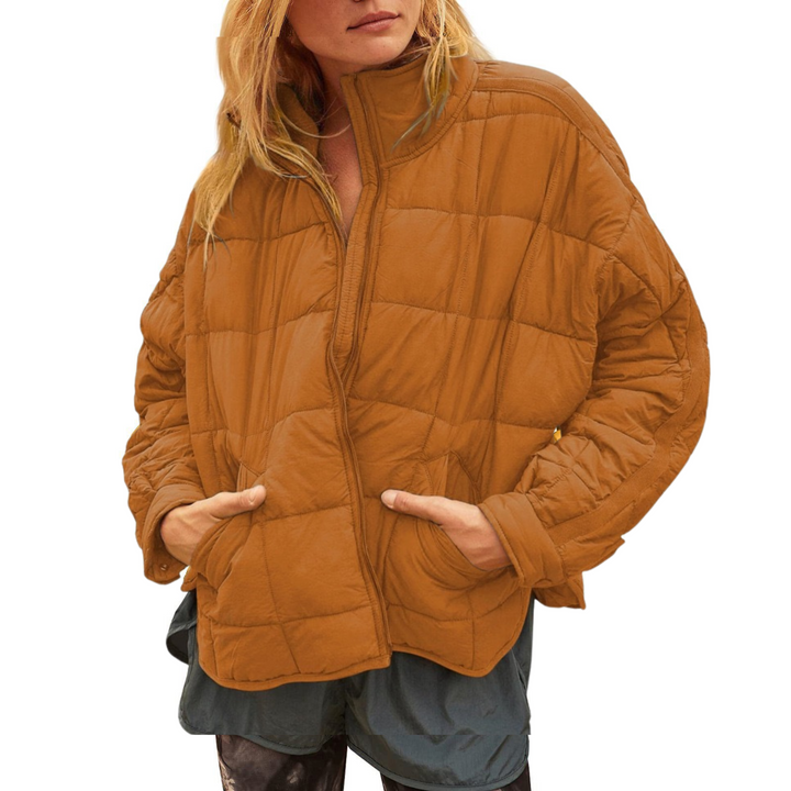 Charlotte - Lightweight Compact Zip Puffer Jacket