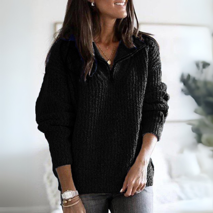 Dulcie - Elegant and Versatile Zip Pullover