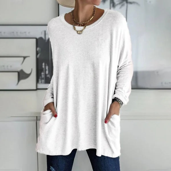 Bryony - Relaxed Long Sleeve Top