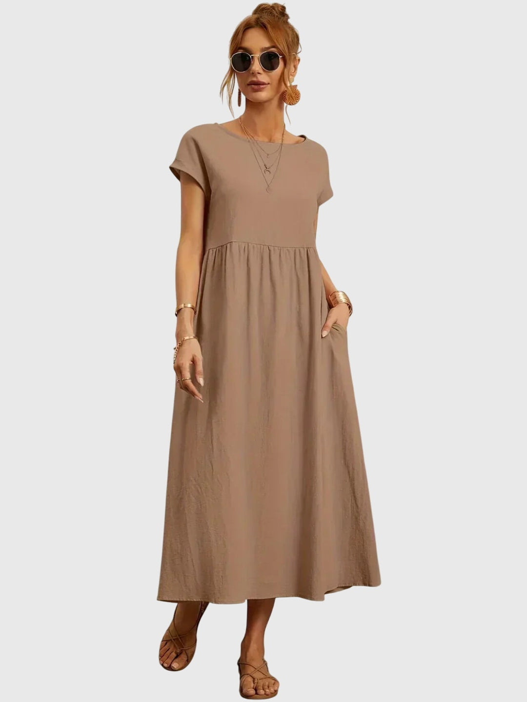 Olivia - Casual Pocket Dress