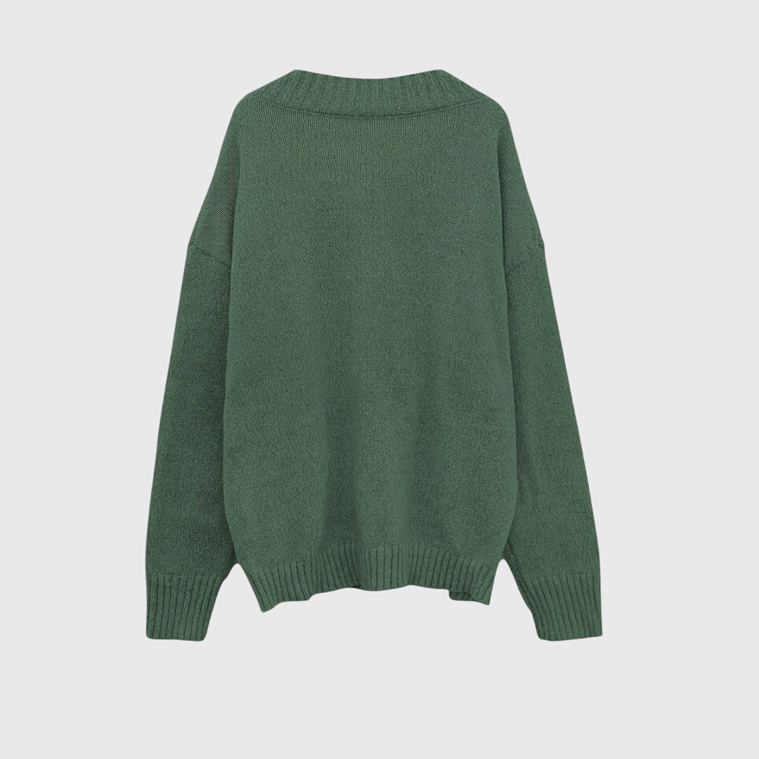Carys - V-Neck Knitted Sweater