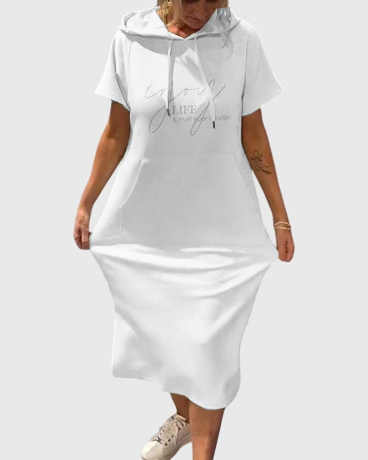 Olivia - Casual Hoodie Dress