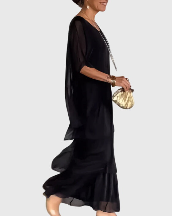 Olivia - Long and Flowing Elegant Dress