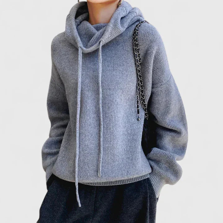 Verena - Cozy Knit Hoodie