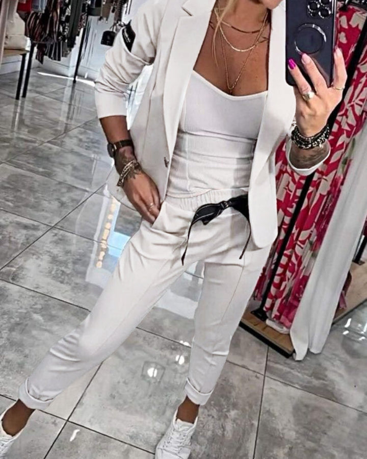 Constance - Elegant Two-Piece Blazer & Pant Set