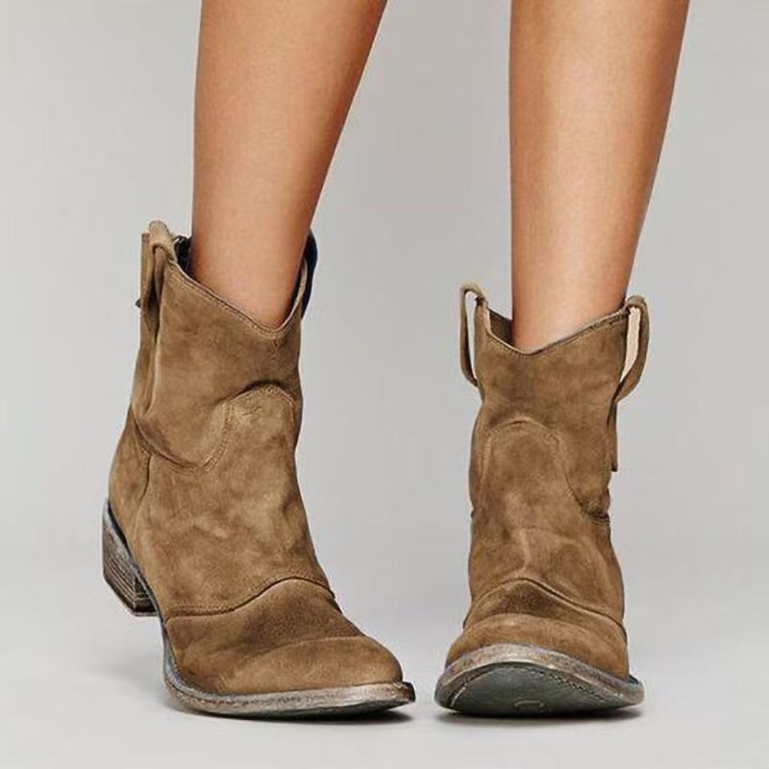 Amara - Chic Suede Ankle Boots