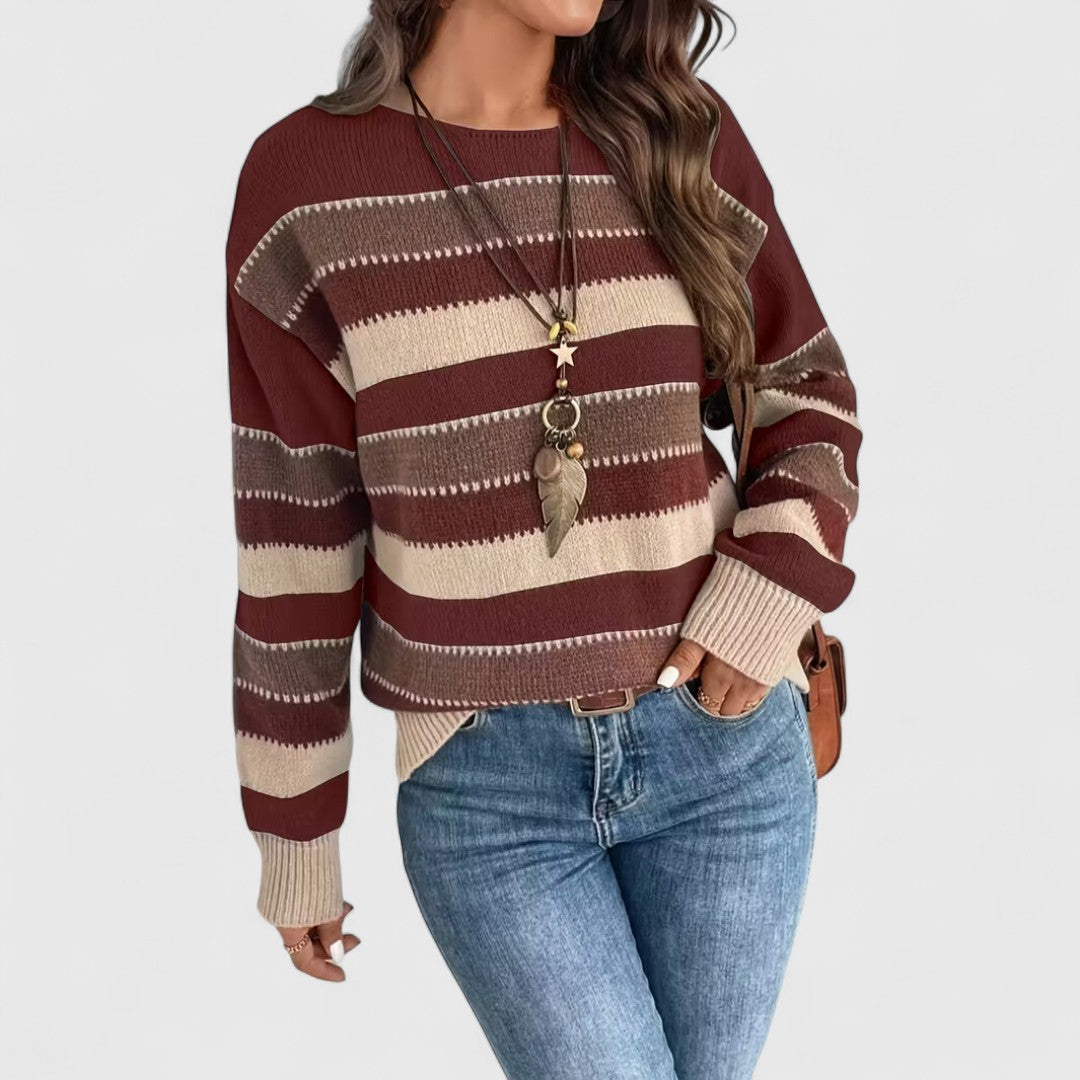 Eviana - Vintage Striped Sweater