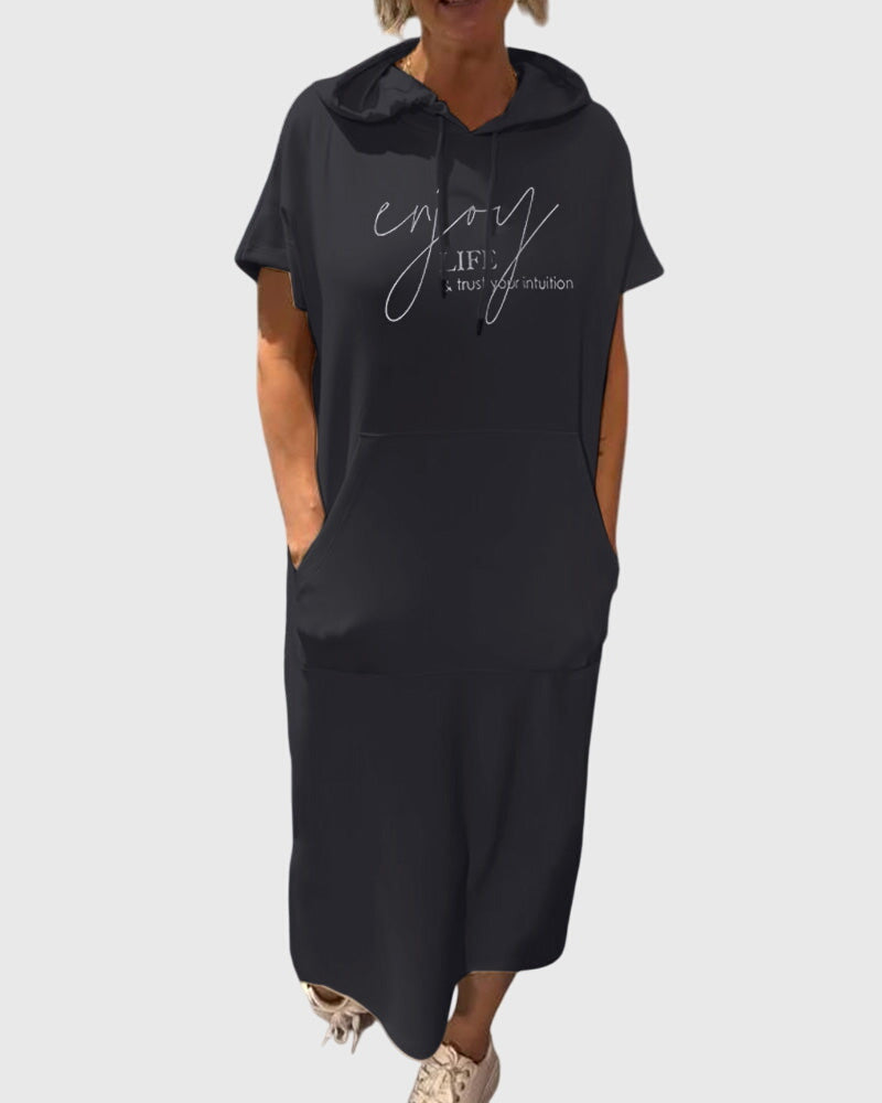 Olivia - Casual Hoodie Dress