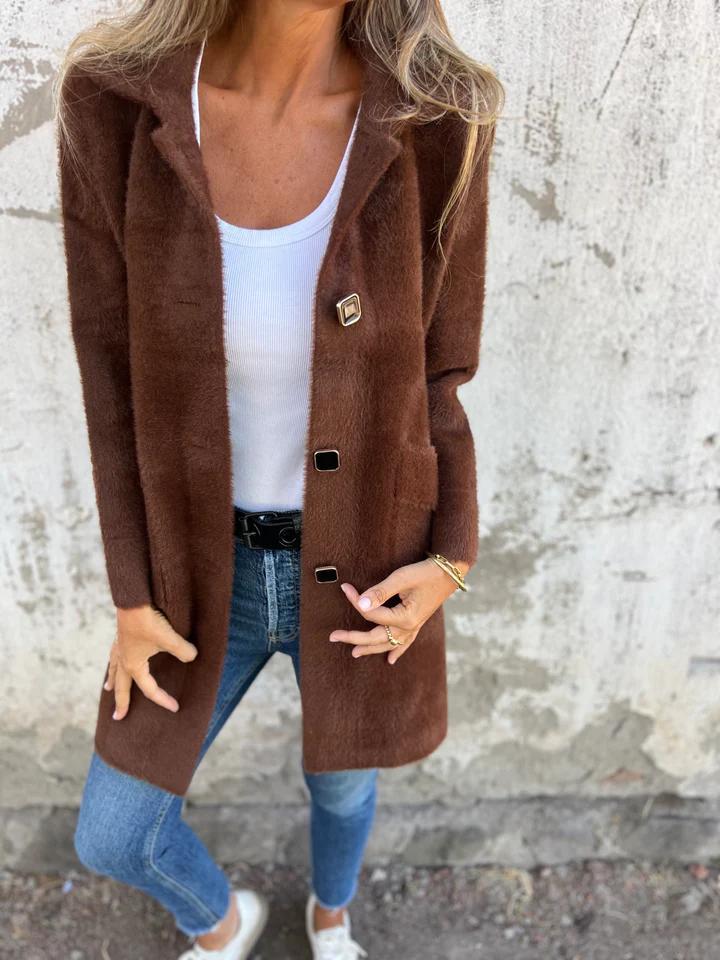 Zoe - Casual Coat with Buttons