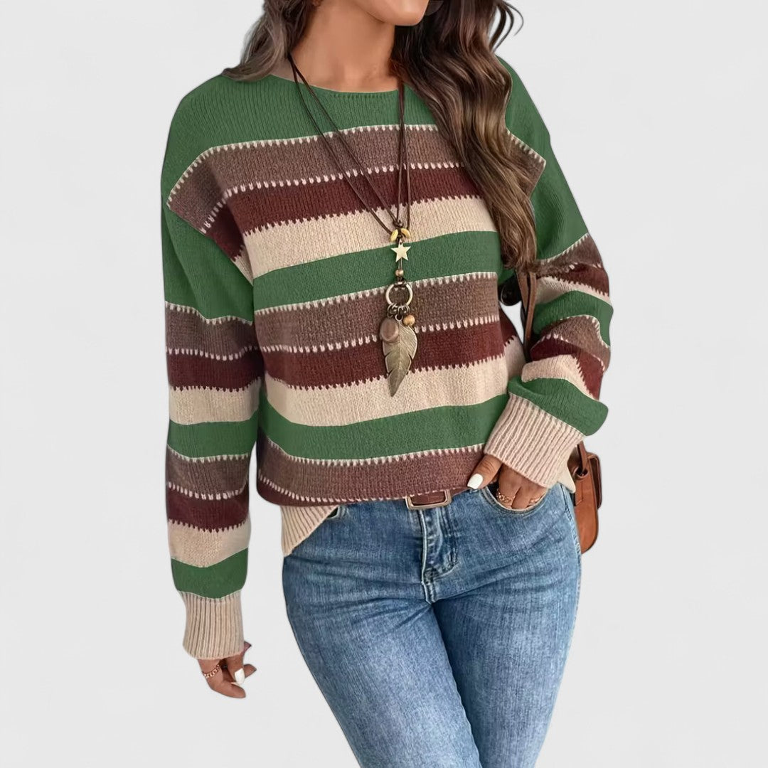 Eviana - Vintage Striped Sweater