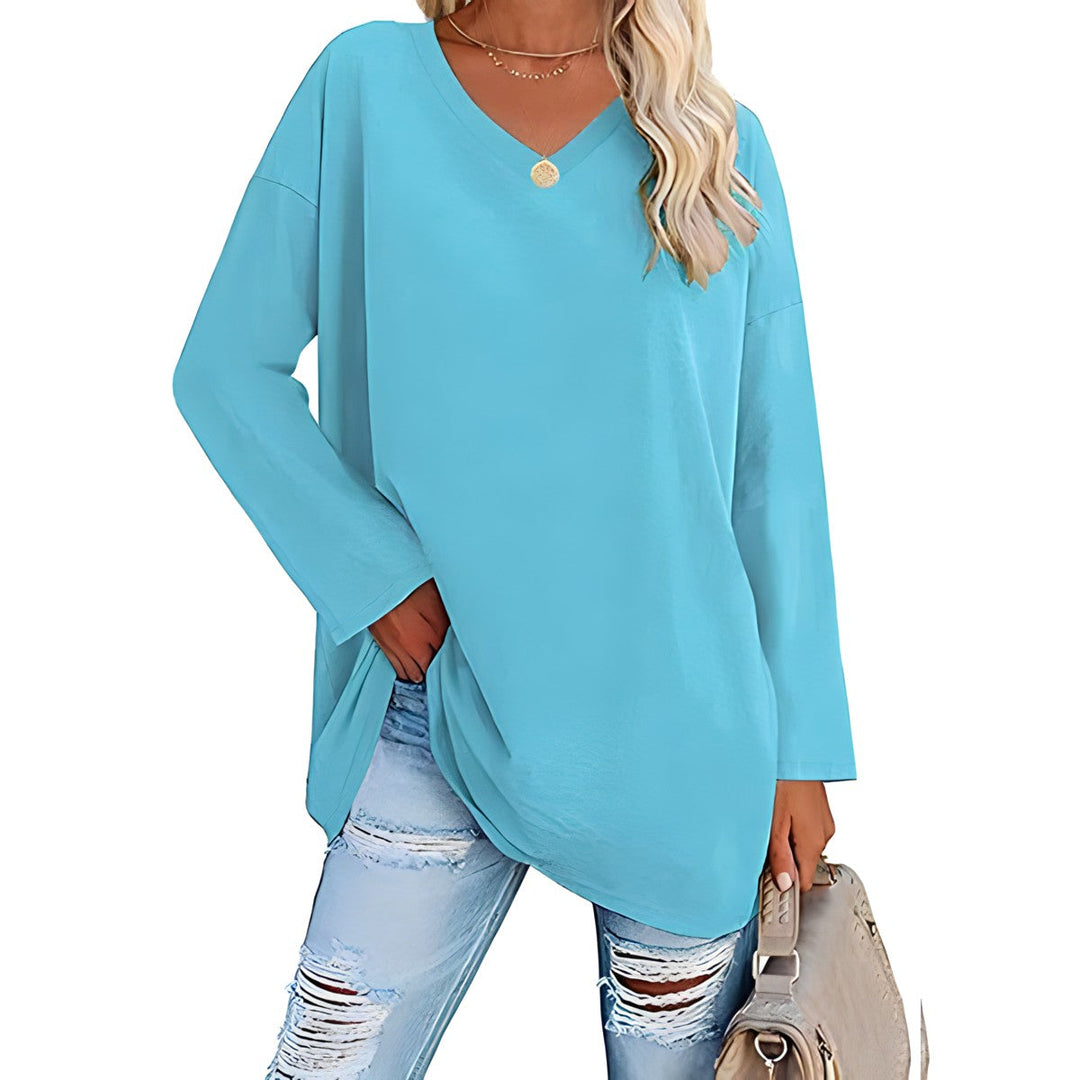 Yvette - Relaxed V-Neck Sweater